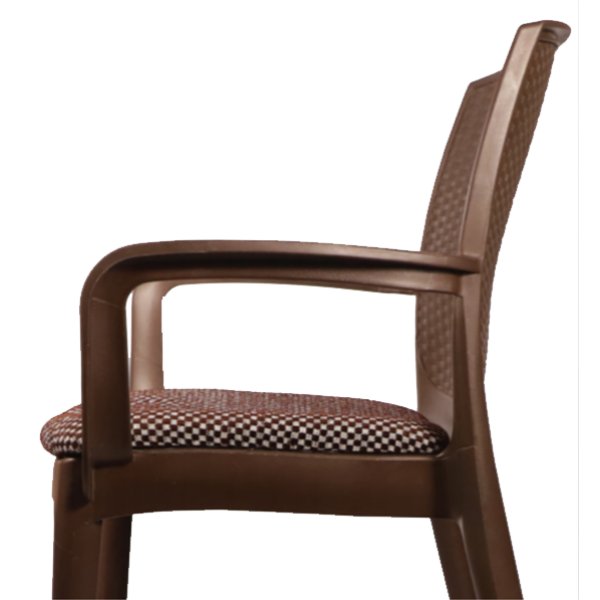 Alpha Restaurant Chair with Arm and Cushion