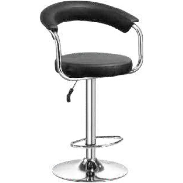 Bar Stool in Chrome Finish