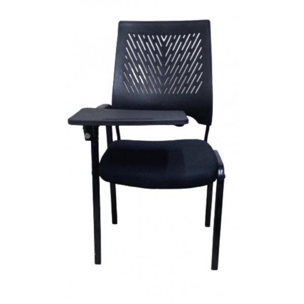 Comfortable Writing Pad Chair in Black
