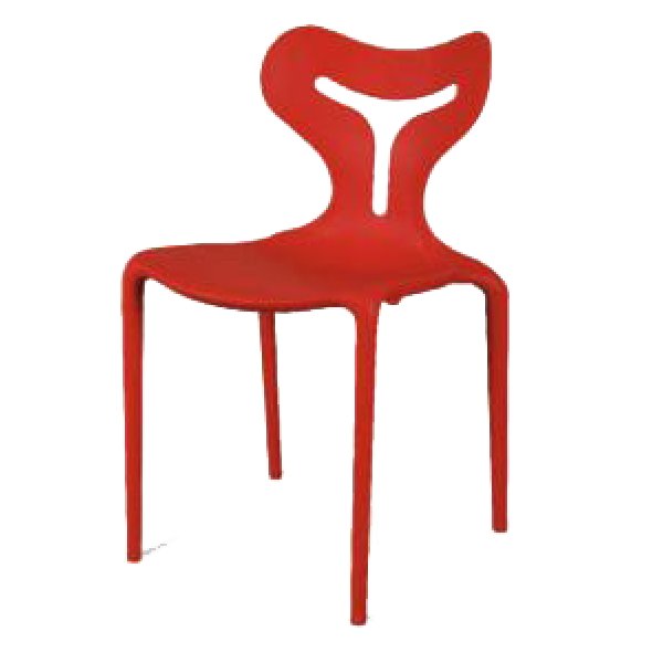 Designer Backrest- Restaurant Plastic Chair