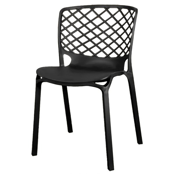 Designer Perforated Back Restaurant Chair