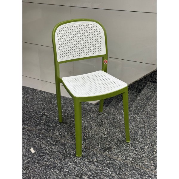 Double Colored Without Arm Cafe Chair