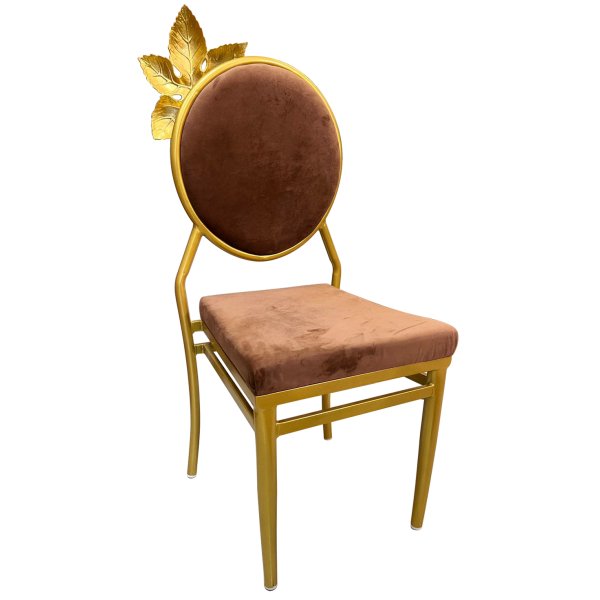 Elegant Brown Banquet Chair