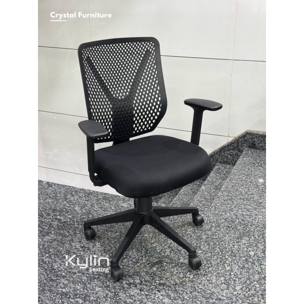 Leo Mesh Office Chair in Black