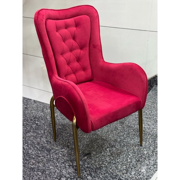 Luxurious Restaurant Chair in Red