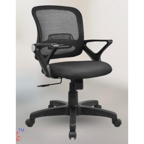 Mesh Office Chair with Fixed Armrest