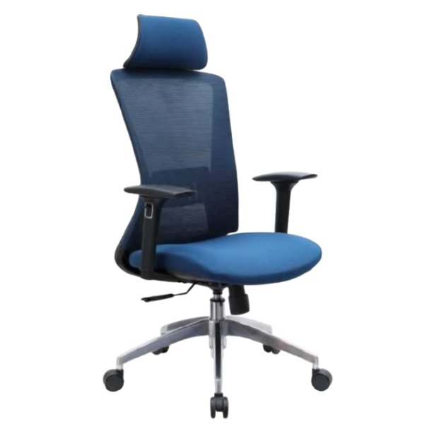 Mesh Office Chair with Headrest and Lumber Support
