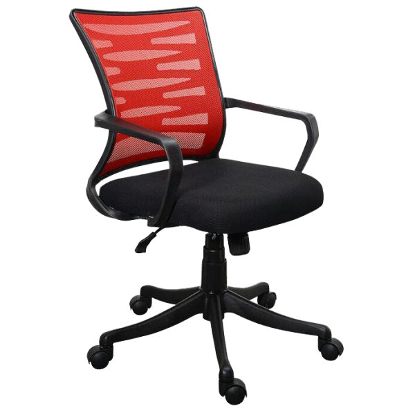 Mesh Office Chair with PU Seat