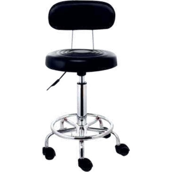 Modern Bar Stool in Black