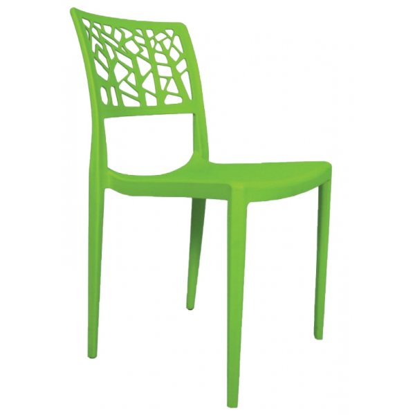 Modern Cafeteria Armless Plastic Chair