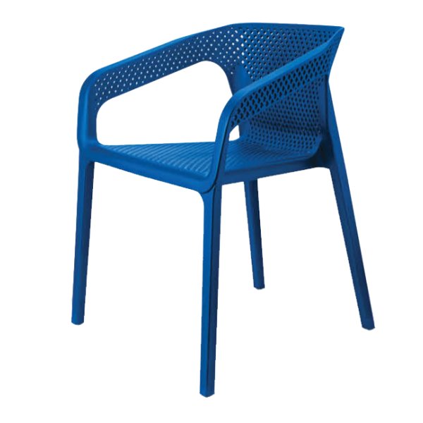 Modern Restaurant Plastic Chair with Arm
