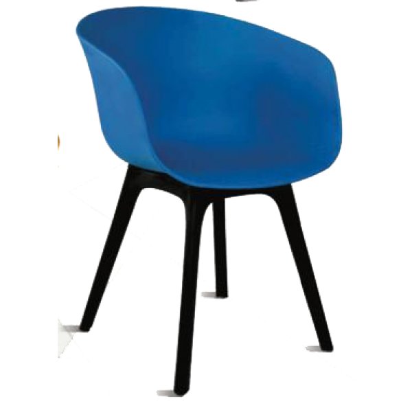 Restaurant / Cafe Plastic Chair with Armrest