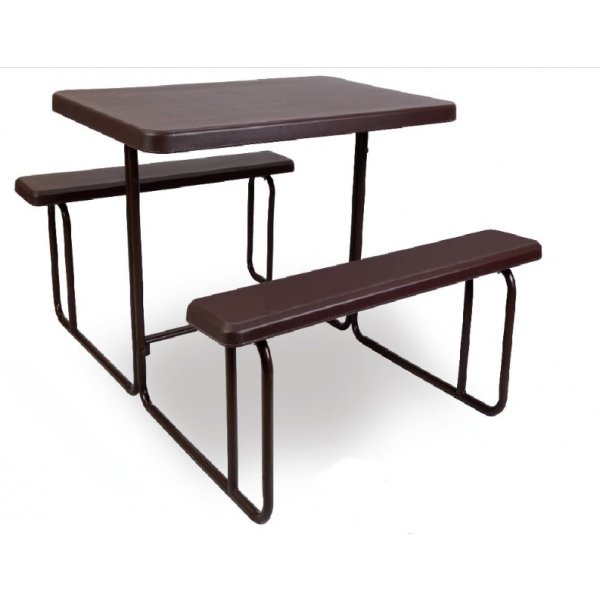 Restaurant Table - Canteen Table with Bench