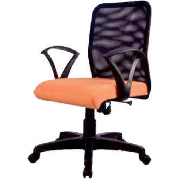 Revolving Seat Mid Back Office Mesh Chair