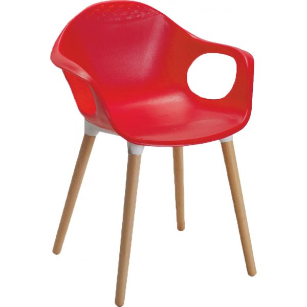 Side Hand Rest Support Cafeteria Chair