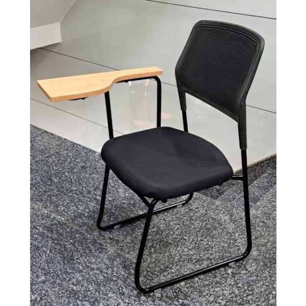 Standard Writing Pad Chair with Black Seat